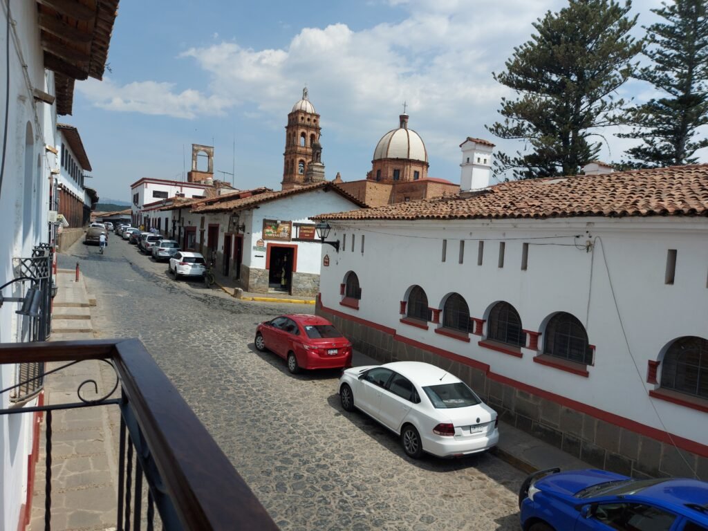 vista balcon hotel en tapalpa